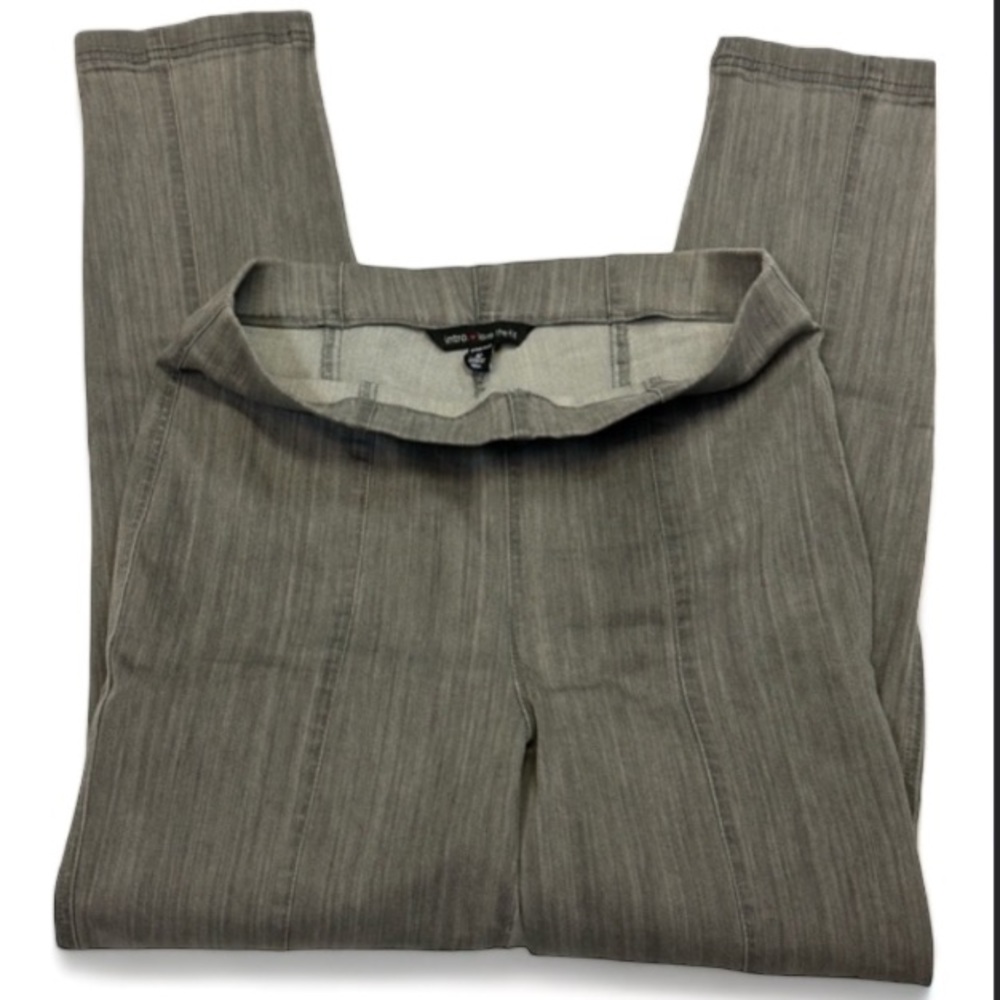 intro.love.the.fit Gray Straight Leg |  Stretch Pants Ladies Size 12 Worn Once